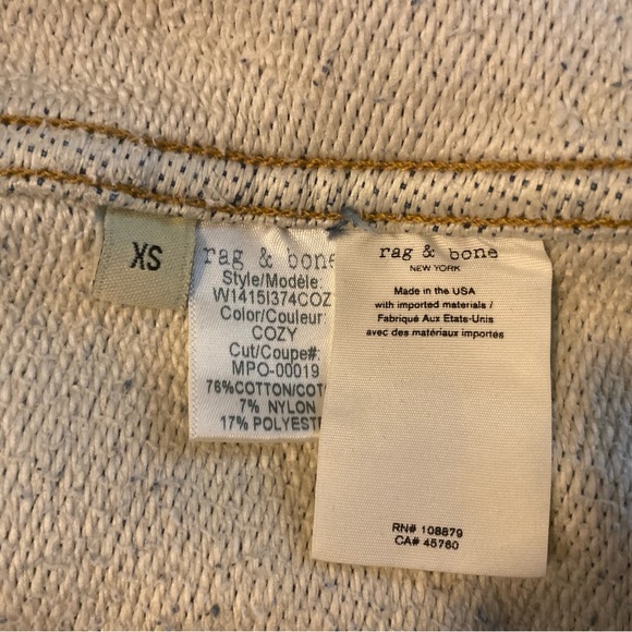 NWOT Rag & Bone Oversized Denim Trucker Jacket “Cozy”Blue XS - Picture 7 of 7